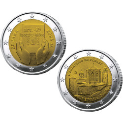 Lot 2 x 2 Euro Espagne 2026