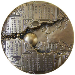 Médaille Calendrier 2001