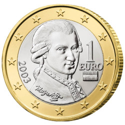 EN CADEAU : 1 Euro Autriche - Mozart
