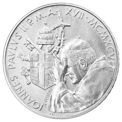 500 Lires Argent Italie 1995 - Jean-Paul II - Année de la femme