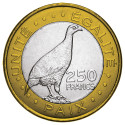 250 francs Djibouti 2012