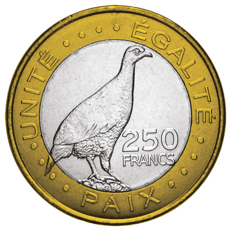 250 francs Djibouti 2012