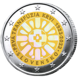 2 Euro Slovaquie 2023 Hologramme - Transfusion sanguine