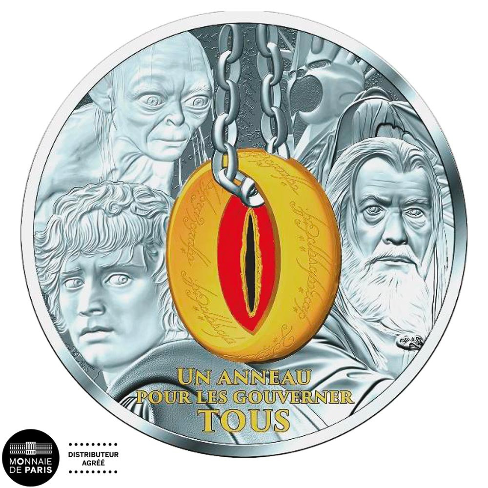 20 Euro Argent France BE 2026 - Le Seigneur des Anneaux - Un anneau pour les gouverner tous