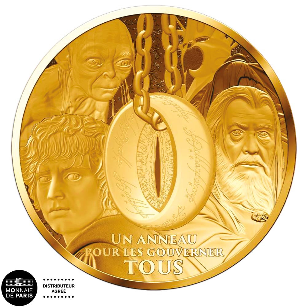 200 Euro Or France BE 2026 - Le Seigneur des Anneaux - Un anneau pour les gouverner tous