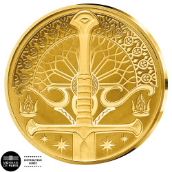 5 Euro Or France BE 2026 - Le Seigneur des Anneaux - L‘épée d’Elendil