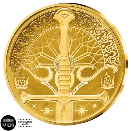 5 Euro Or France BE 2026 - Le Seigneur des Anneaux - L‘épée d’Elendil