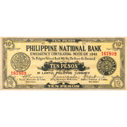 10 Pesos Philippines 1941