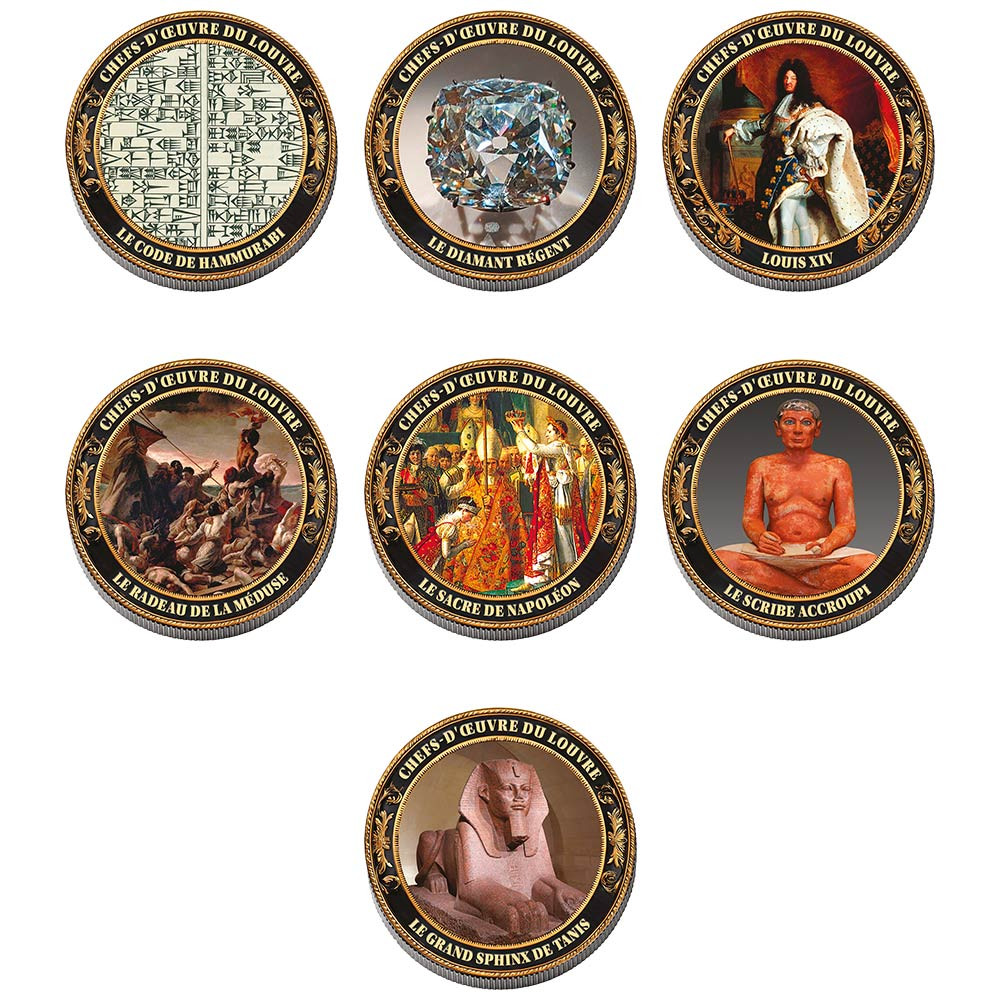 Coffret Chefs-d’œuvre du Louvre
