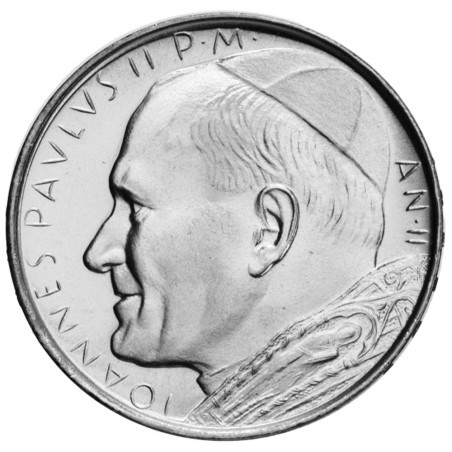 500 Lires Argent Vatican 1979-1981 - Jean-Paul II