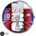 10 Euro Argent France BE 2026 colorisée - FIFA™ 2026