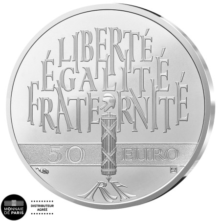 50 Euro Argent France BE 2026