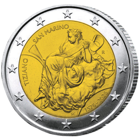 2 Euro Saint-Marin BU 2026 - Titien