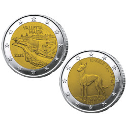 Lot 2 x 2 Euro Malte 2026