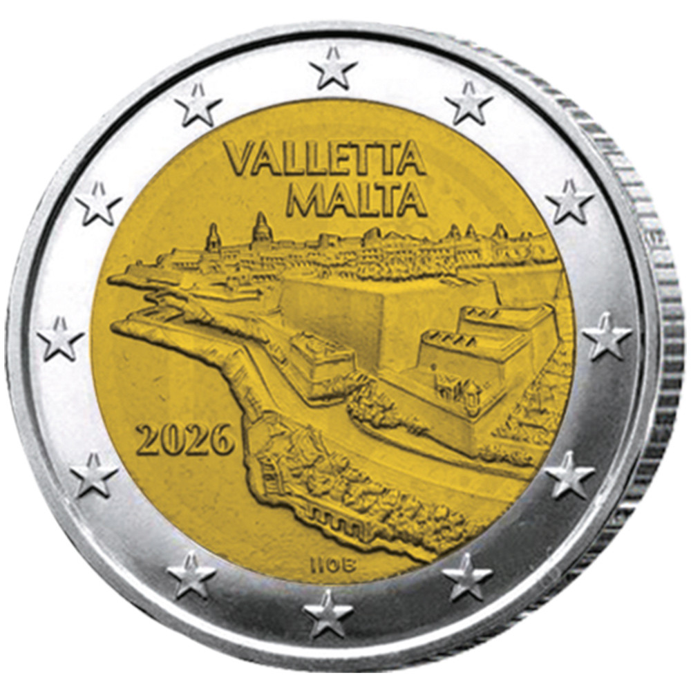 2 Euro Malte 2026 - La Valette