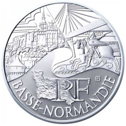 10 Euro Argent France 2011 - Normandie