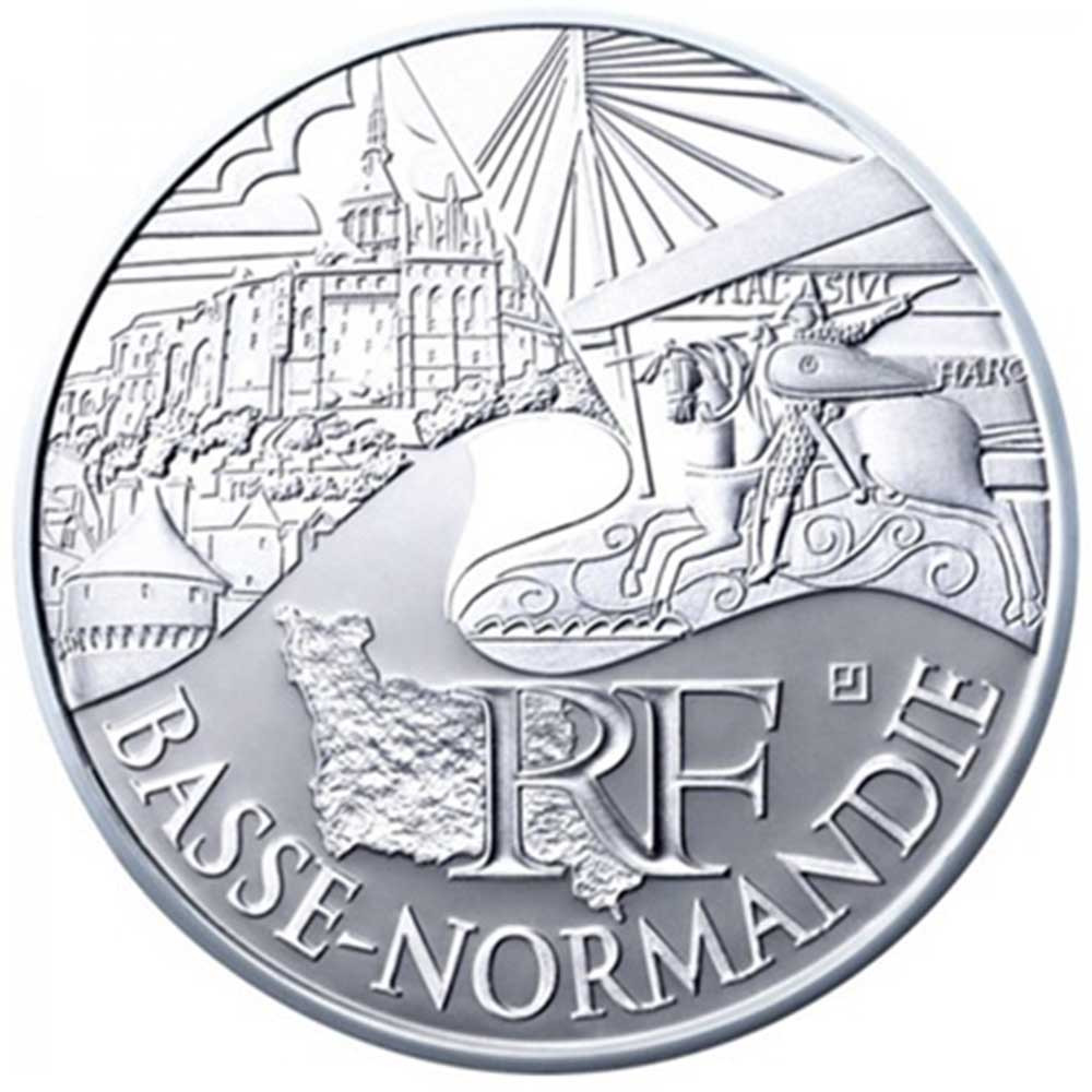 10 Euro Argent France 2011 - Normandie