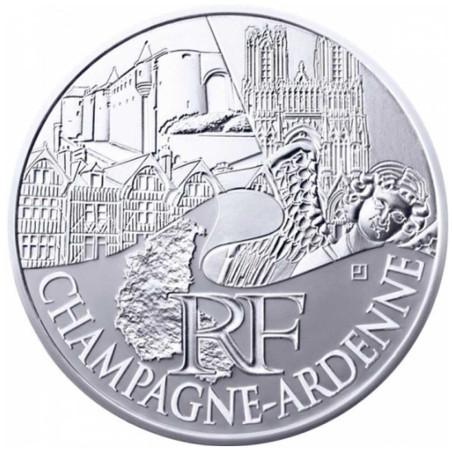 10 Euro Argent France 2011 - Champagne-Ardenne