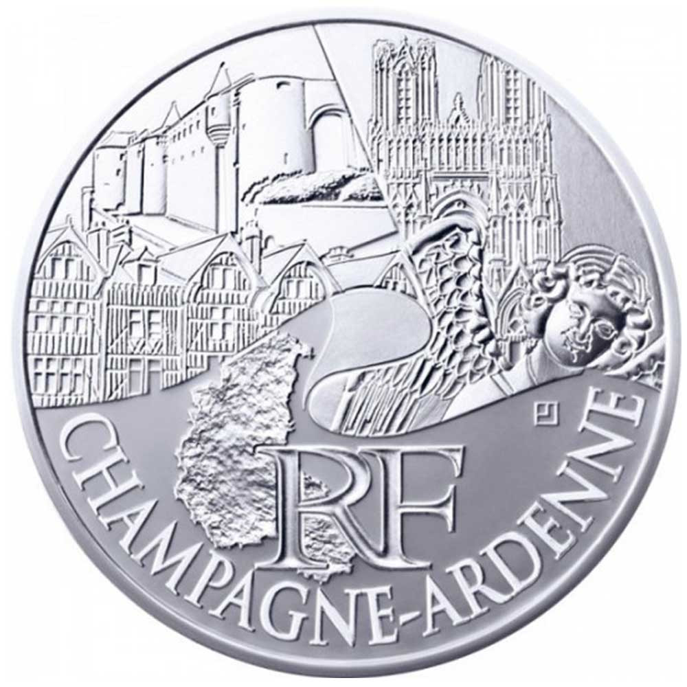 10 Euro Argent France 2011 - Champagne-Ardenne