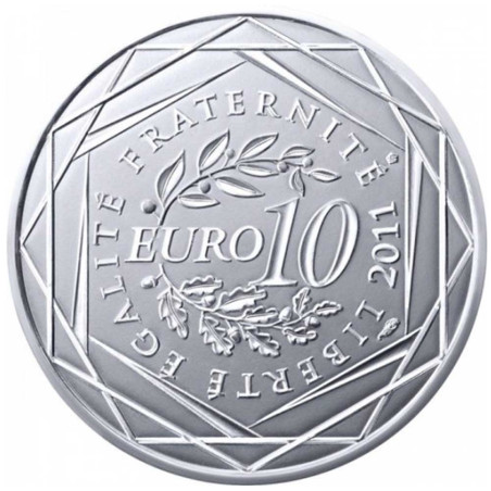 10 Euro Argent France 2011 - Champagne-Ardenne
