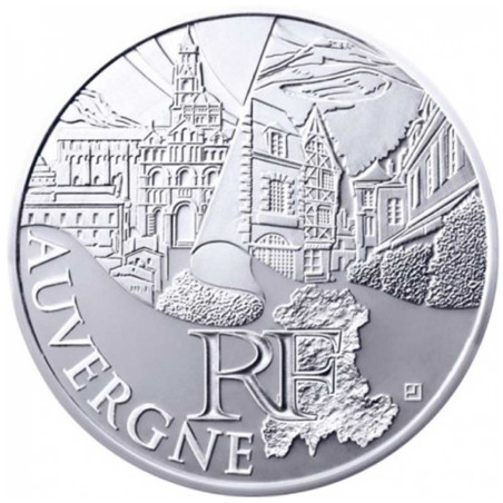 10 Euro Argent France 2011 - Auvergne