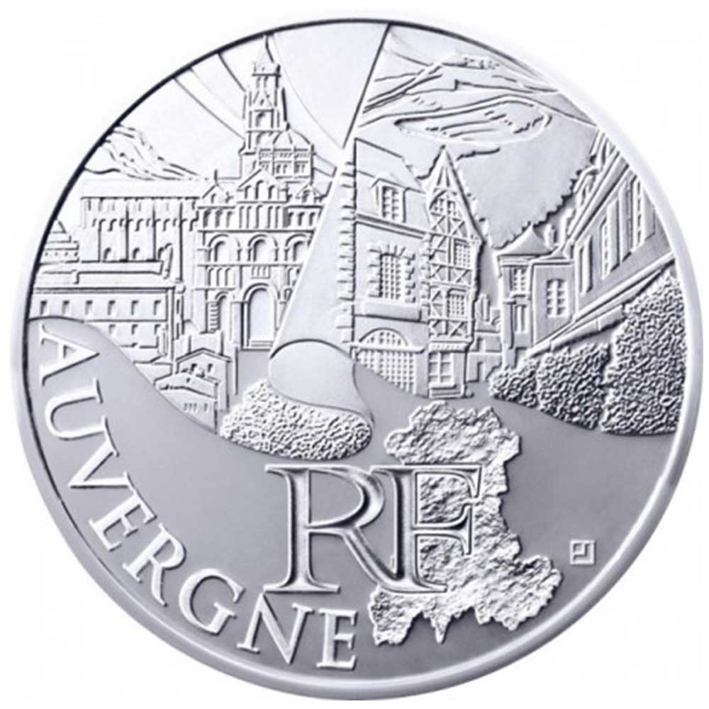 10 Euro Argent France 2011 - Auvergne
