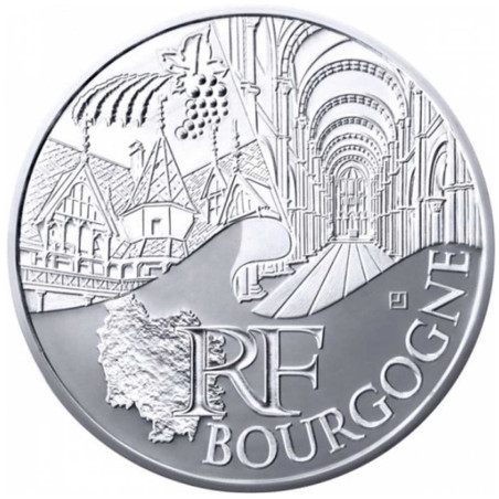 10 Euro Argent France 2011 - Bourgogne