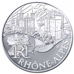 10 Euro Argent France 2011 - Rhône-Alpes