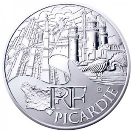 10 Euro Argent France 2011 - Picardie