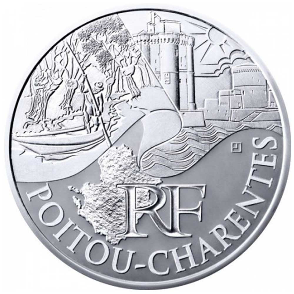 10 Euro Argent France 2011 - Poitou-Charentes