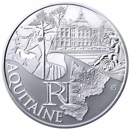 10 Euro Argent France 2011 - Aquitaine