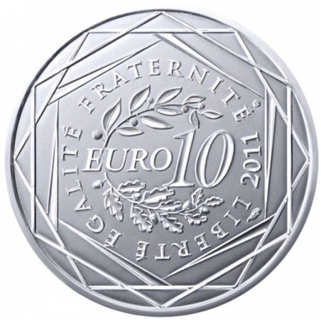 10 Euro Argent France 2011 - Aquitaine