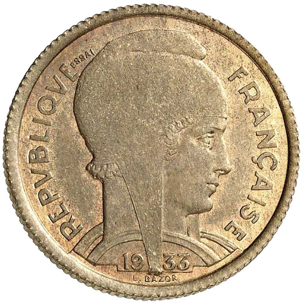 Essai 5 Francs Bazor 1933