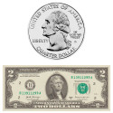 Set Dollar USA Déclaration d’Indépendance - Thomas Jefferson