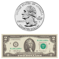 Set Dollar USA Déclaration d’Indépendance - Thomas Jefferson