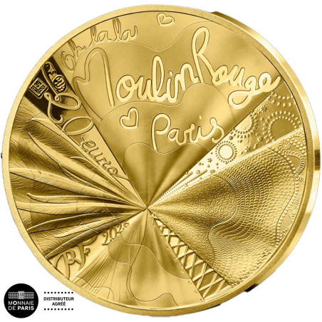 20 Euro Or France BE 2026 - Moulin Rouge®