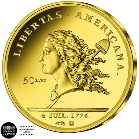50 Euro Or France BE 2026  - “Liberty”