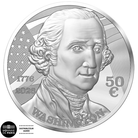 50 Euro Argent France BE 2026 - America 250 (2)