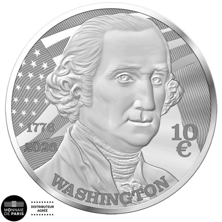 10 Euro Argent France BE 2026 - America 250 (2)