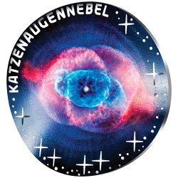 20 Euro Argent Autriche BE 2026 colorisée - Nébuleuse de l'Œil de Chat