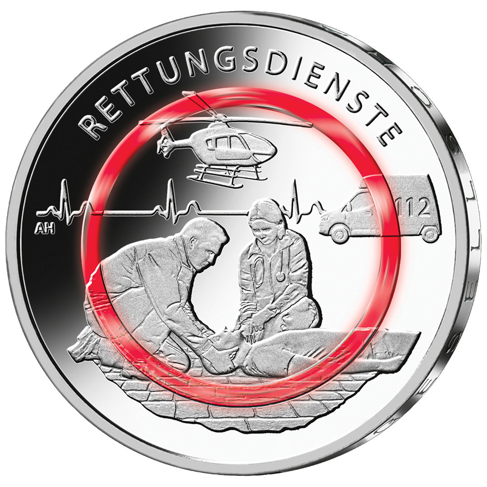10 Euro Allemagne BU 2026 - Service secours