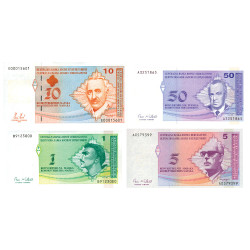 Lot 4 billets  Bosnie-Herzégovine 1998-2008