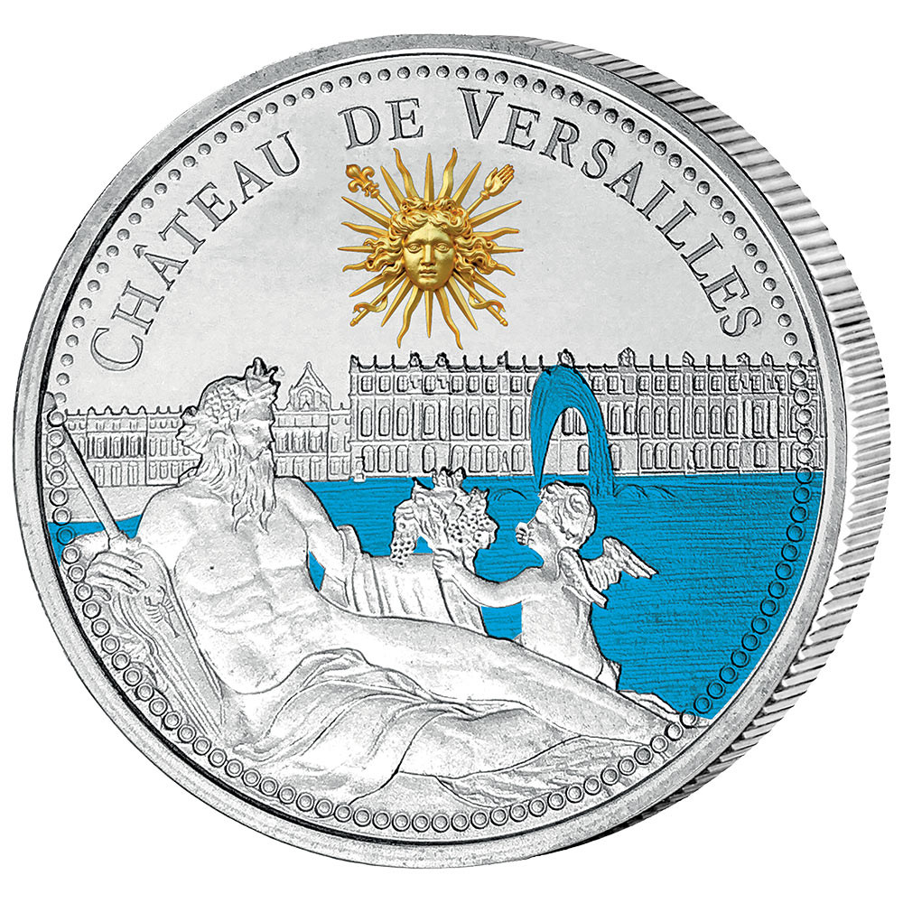 Pièce de collection colorisée - Château  de Versailles