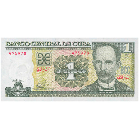 1 Peso Cuba 2010 - Fidel Castro