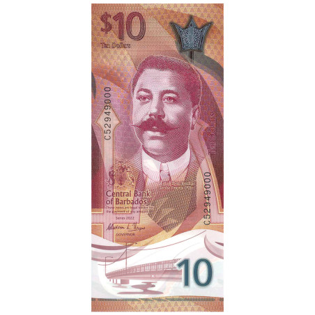 10 Dollars Barbade 2022