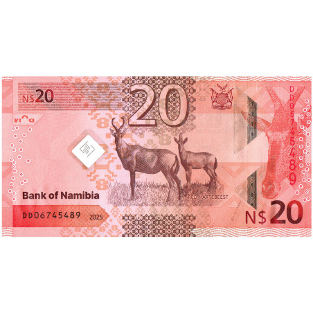 20 Dollars Namibie 2025 (2)