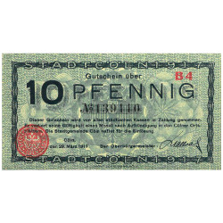10 Pfennig Allemagne 1917 - République de Weimar