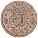 5 Escudos Guinée Portugaise 1973 (2)