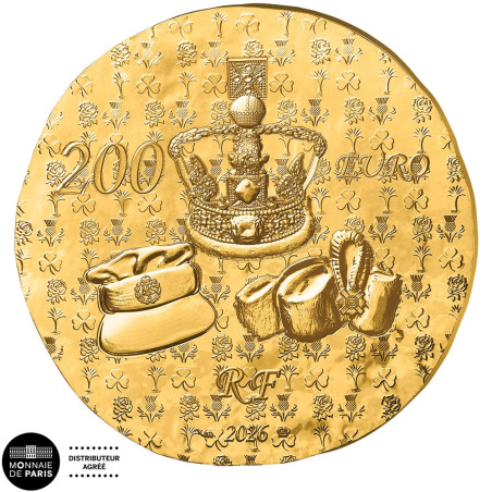 200 Euro Or  France BE 2026 - 100 ans de la naissance d’Élisabeth II