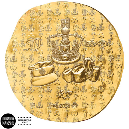 50 Euro Or  France BE 2026 - 100 ans de la naissance d’Élisabeth II (3)